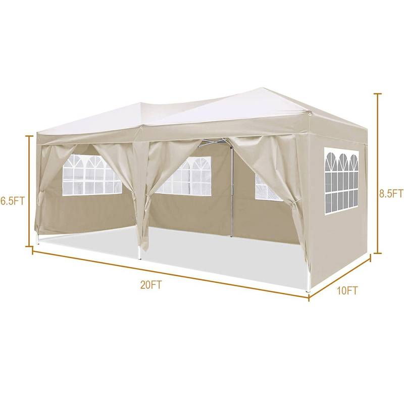 Easy Pop-Up Canopy with Removable Sidewalls - Perfect for Parties, Weddings, and Camping!
