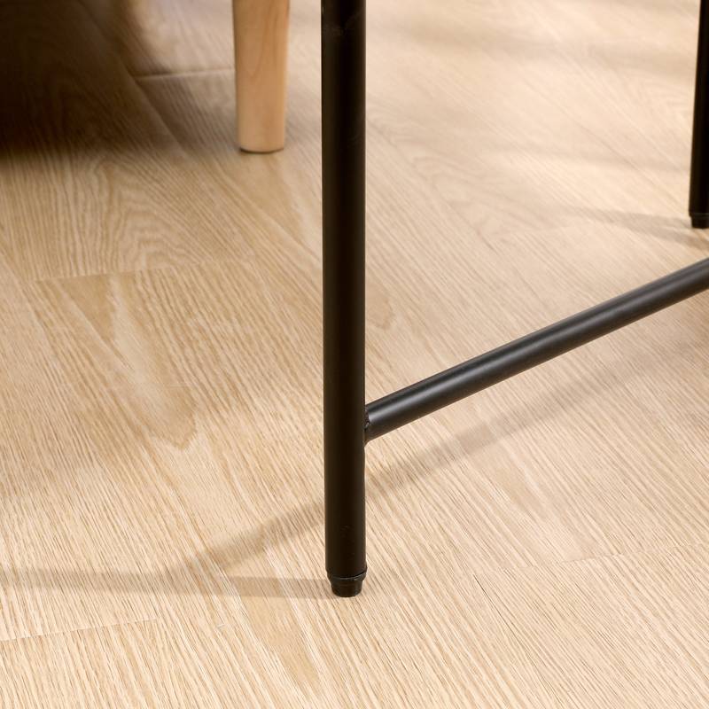 Chic Black Storage Side Table for Living Room