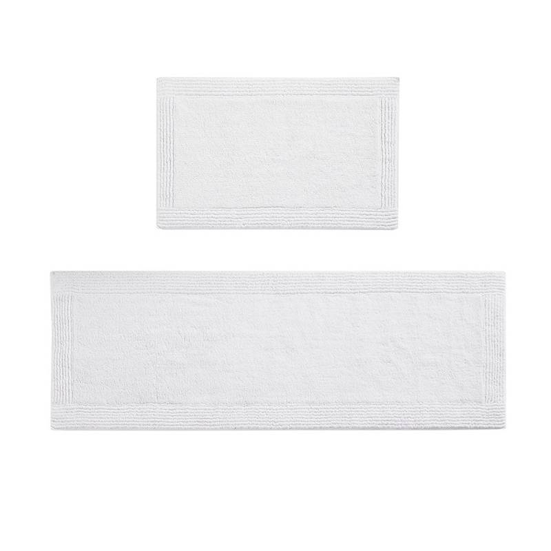 Plush Reversible Cotton Bath Rug
