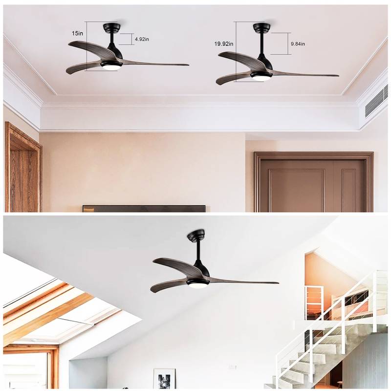Chic Ceiling Fan with Remote & Light - Perfect for Any Space!