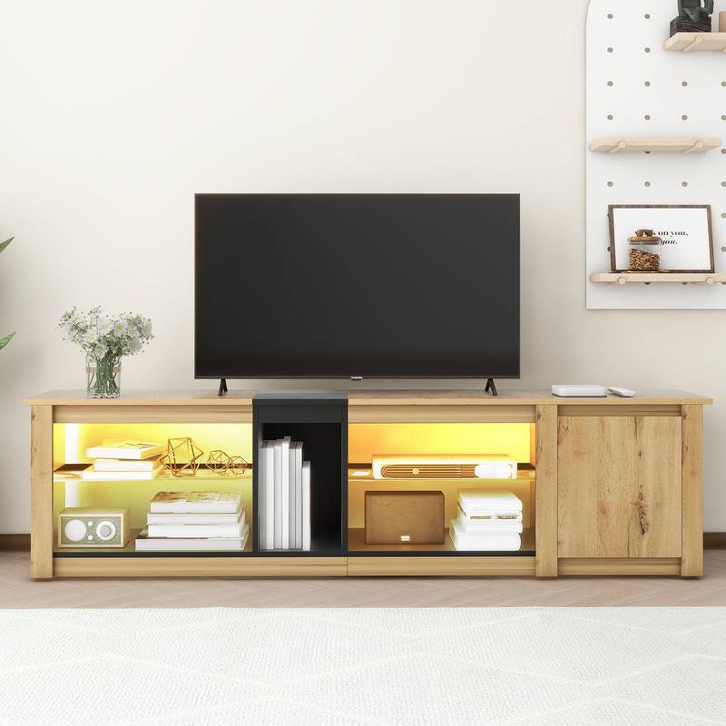 Sleek LED TV Stand & Media Console