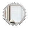 Rustic Gear-Shaped Decorative Mirror