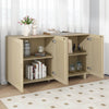 TREXM Chic Sideboard with Smart Storage and Stylish Hollow Doors
