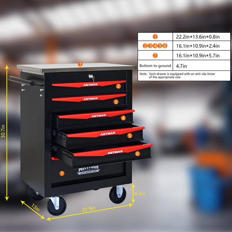 Ultimate Rolling Tool Cart - Your Go-To Garage Organizer