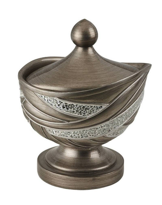 Silver Swirl Elegant Jewelry Box