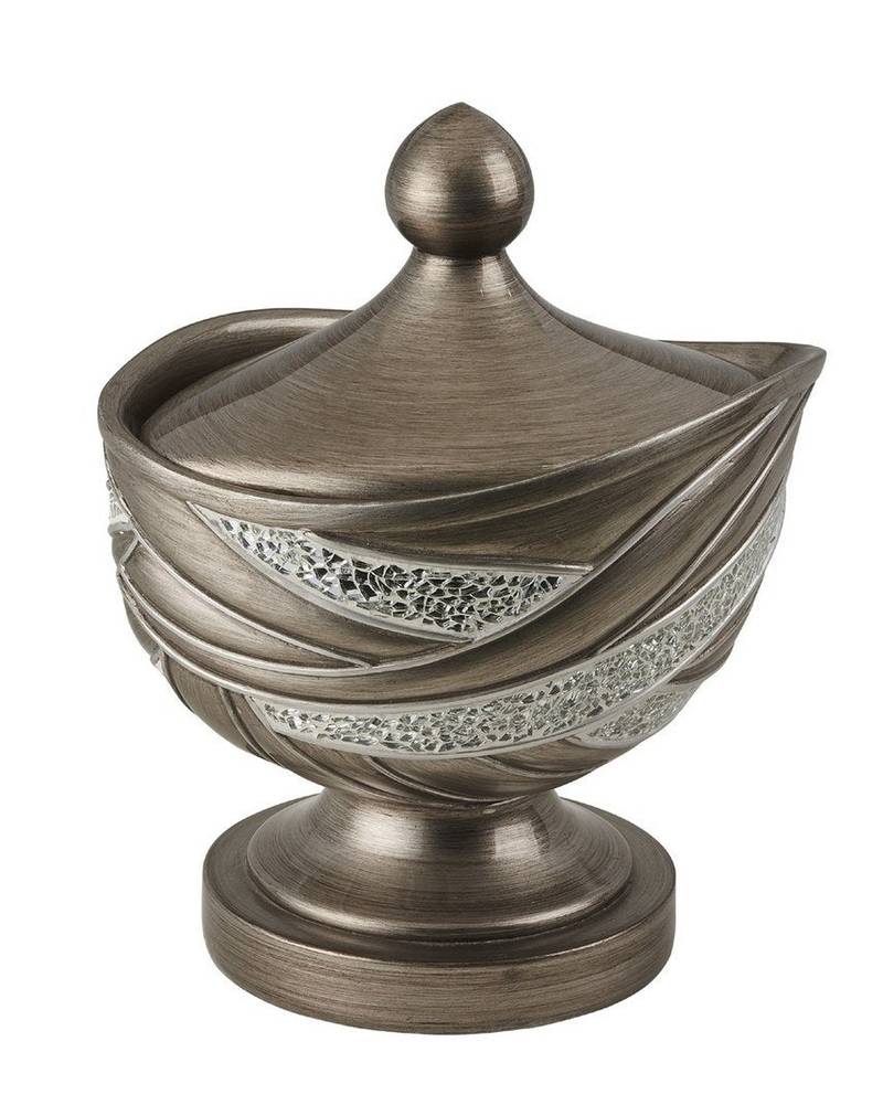 Silver Swirl Elegant Jewelry Box
