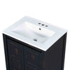 Charming Vintage Bathroom Vanity with Ceramic Sink and Soft-Close Doors
