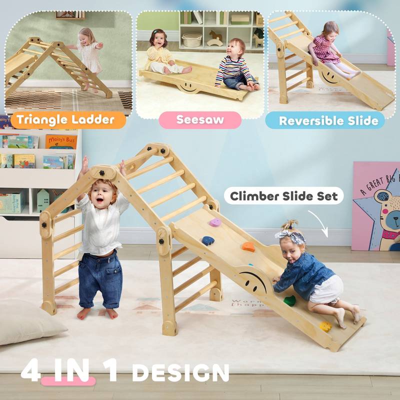 Adventure Playset: Colorful Indoor Climbing Fun for Toddlers
