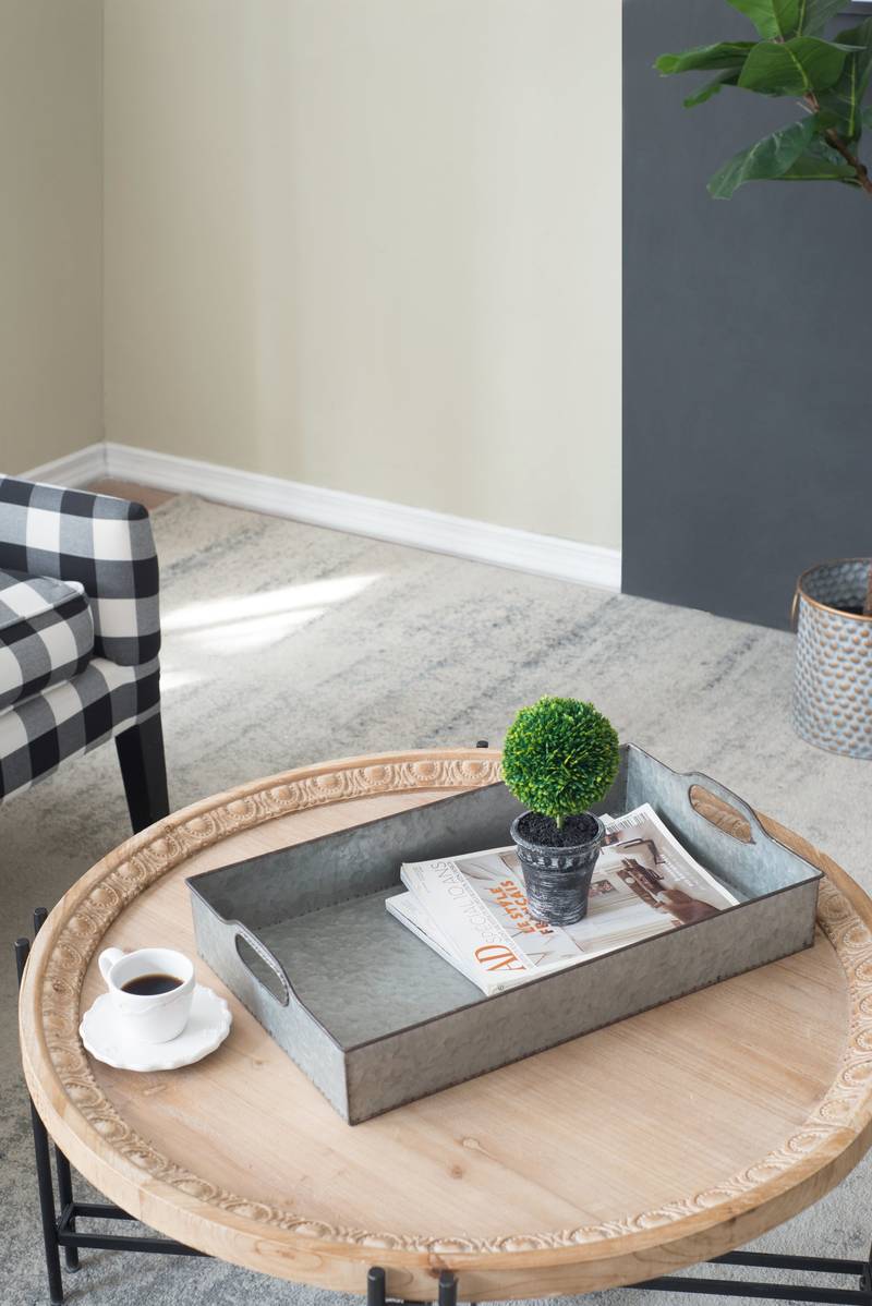 Chic Gray Nesting Trays Set
