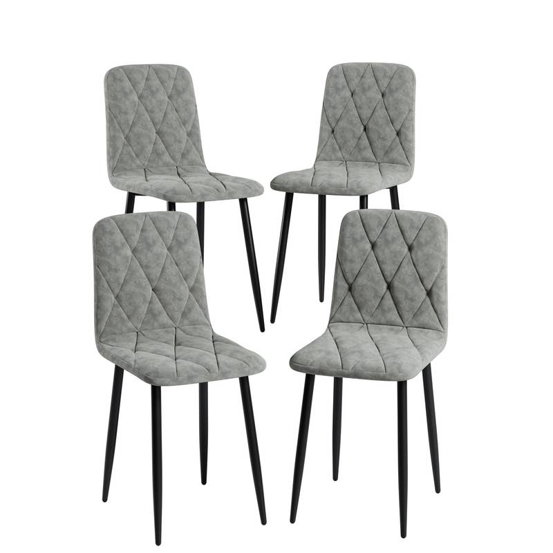 Chic Velvet Dining Chairs - Set of Four