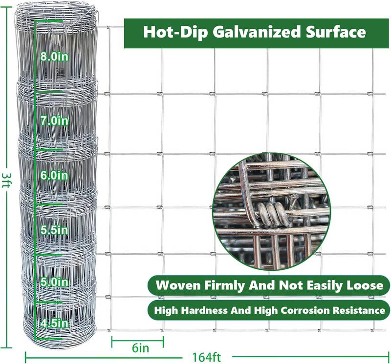 Durable Galvanized Livestock Fence – Protect Your Animals with Confidence!