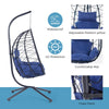 Cozy Swing Egg Chair with Stand for Indoor and Outdoor Relaxation