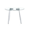 Sleek Glass Circle Table