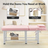Cozy Comfort Massage Table with Adjustable Backrest and Storage