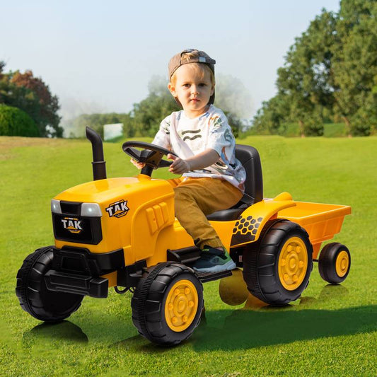 Adventure Buddy: Kids Electric Excavator with Remote & Trailer