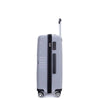 Silver Spin & Secure Luggage Set