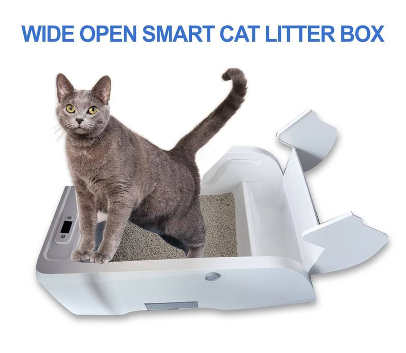 Easy Access Smart Cat Litter Box