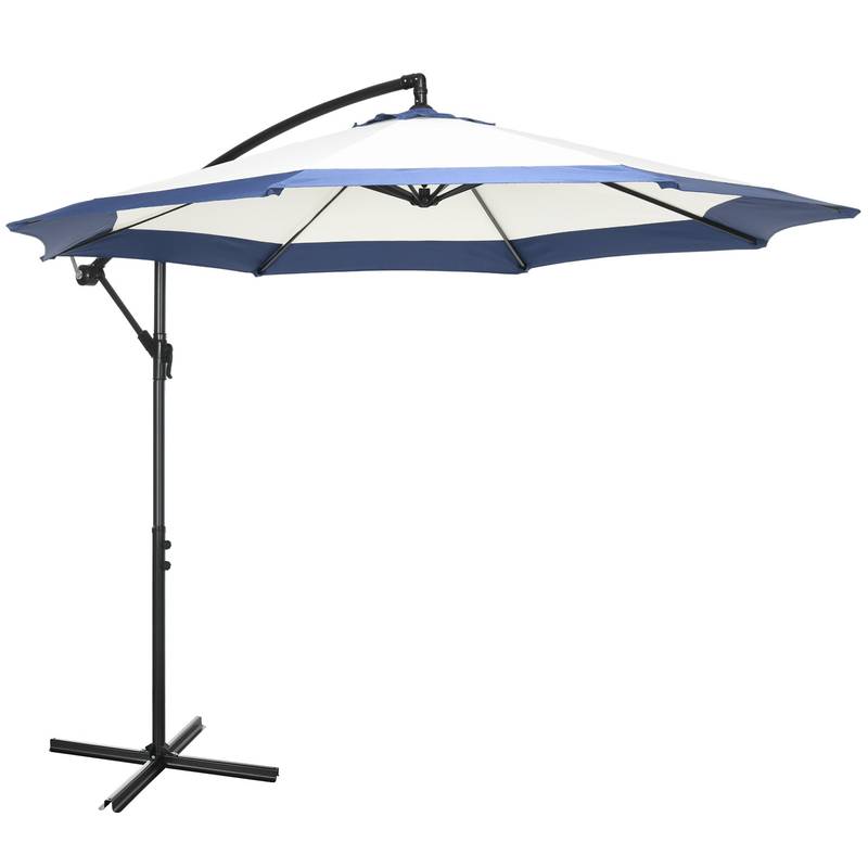 Navy Blue Offset Patio Umbrella