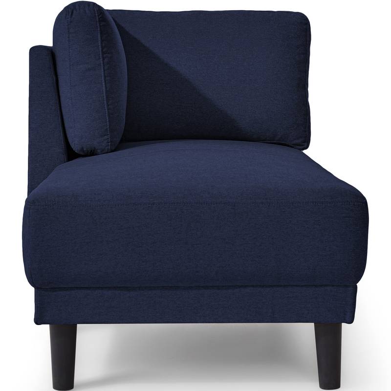 Chic Mid-Century Corner Lounge Chair - Cozy & Versatile!