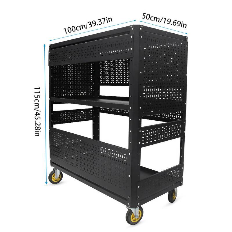 Rolling Utility Cart with Pegboard – Your Go-To Garage Organizer!
