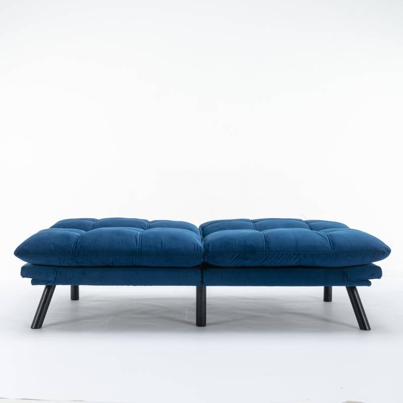 Navy Blue Cozy Convertible Sofa Bed