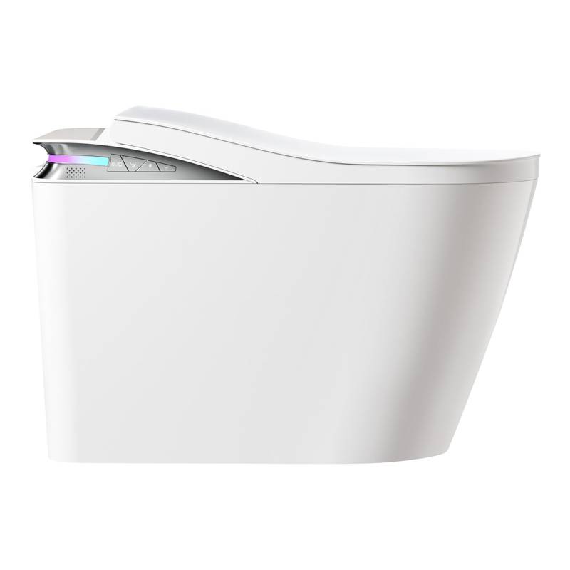 SmartGlow Toilet: Touchless Comfort & Control