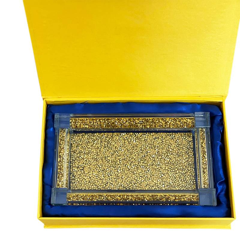 Stylish Glass Tray Gift Set