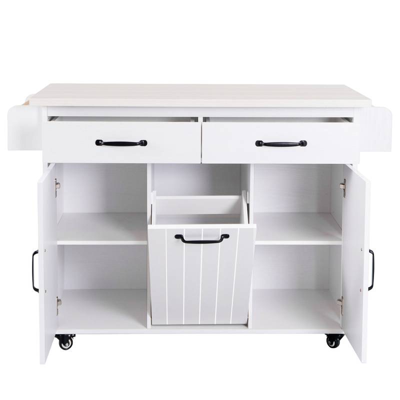 Savvy Chef's Rolling Kitchen Island