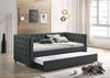 Romona Cozy Gray Daybed & Trundle Combo