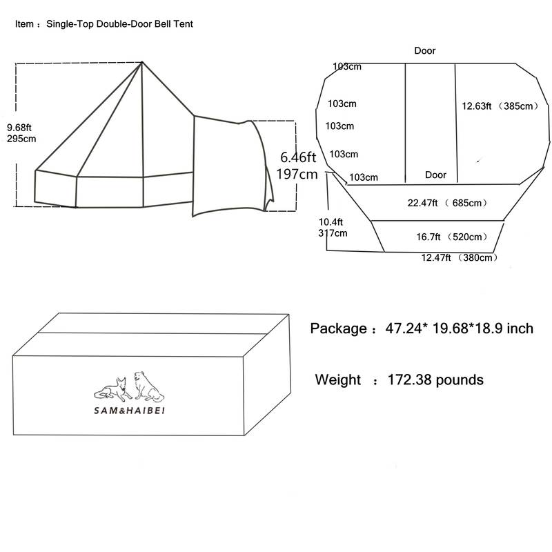 Cozy Canvas Bell Tent for All Seasons