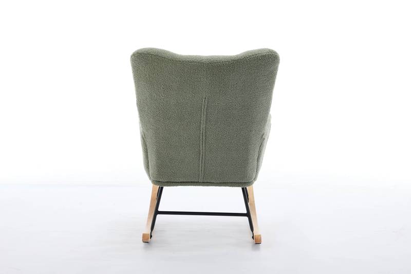 Cozy Green Rocking Glider - Perfect for Nurseries & Living Rooms