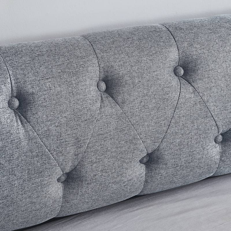 Cozy Grey Daybed with Hidden Trundle and USB Charging