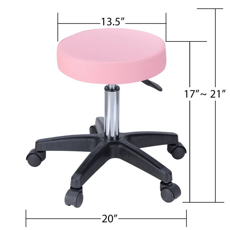 Ultimate Pink Massage & Beauty Chair with Adjustable Features