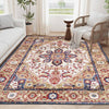 Boho Bloom Non-Slip Washable Area Rug