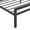 Sleek Black Twin Metal Bed Frame