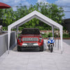 All-Weather Steel Carport Canopy with Removable Walls