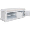 Cozy Shoe Storage Bench with Cushioned Seat