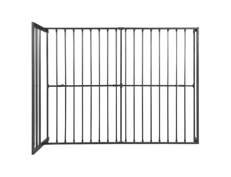 Chic Charcoal Queen Bed Frame with Headboard