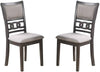 Cozy Grey Accent Chairs - Stylish Comfort for Dining & Breakfast Spaces