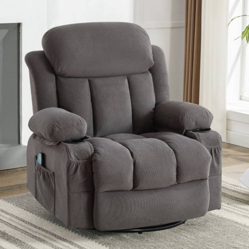 Cozy Swing Recliner with Massage & Heat