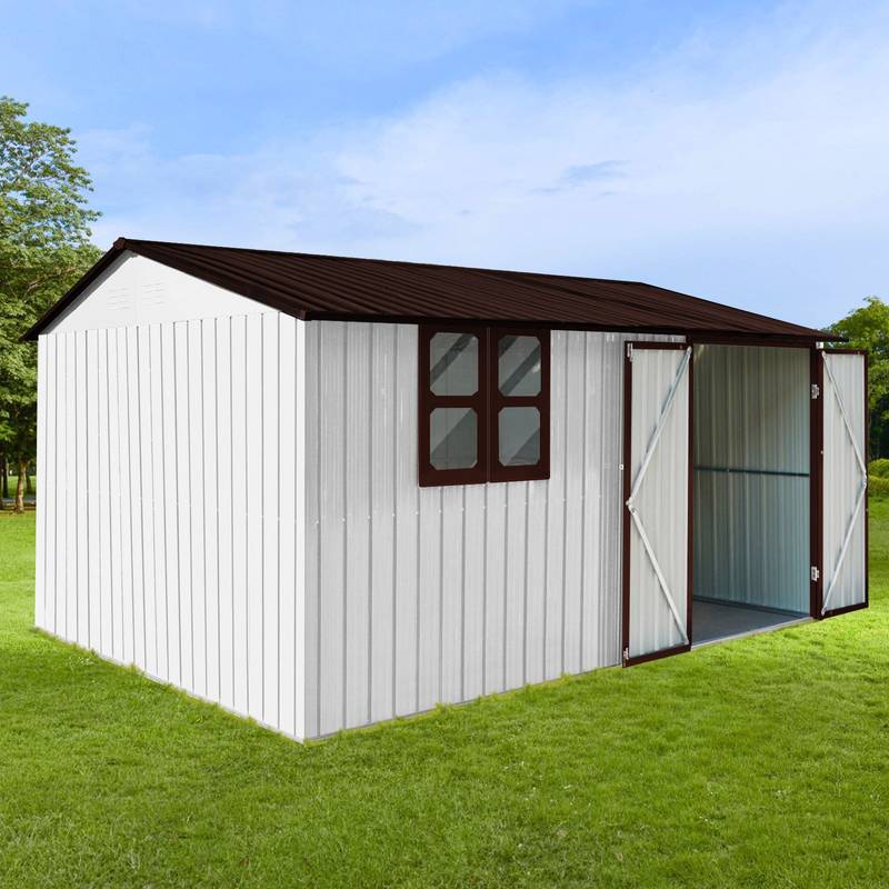 Stylish Outdoor Storage Shed with Window
