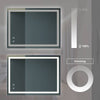 Illuminate Luxe: Dimmable LED Vanity Mirror with Anti-Fog & Versatile Control