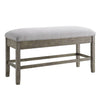 Grayson Dark Gray Storage Bench