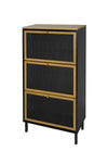 Chic Metal Shoe Rack for Entryway