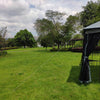 Sunny Escape Gazebo: Ventilated Canopy with Mosquito Protection