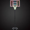 Glow & Shoot: Adjustable Portable Basketball Hoop for All Ages