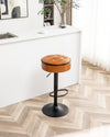 Stylish Swivel Bar Stools - Set of Two