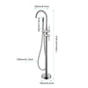 Stylish Freestanding Bathtub Faucet with Handheld Shower