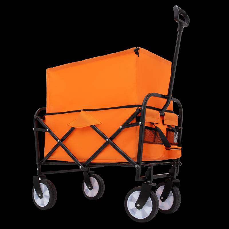 Versatile Collapsible Beach Wagon with Liner Bags