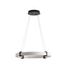 Chic Pendant Light with Adjustable Height - Dimmable Marble Finish Chandelier for Dining & Living Spaces